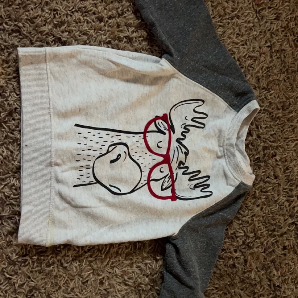 Long sleeve moose shirt